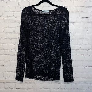 MAURICES long sleeve lace top
